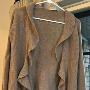 Garnet Hill 100% cashmere cardigan size small